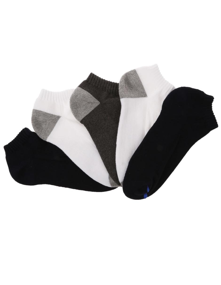 Calcetín Punto Blanco de algodón para niño 5 pares 1