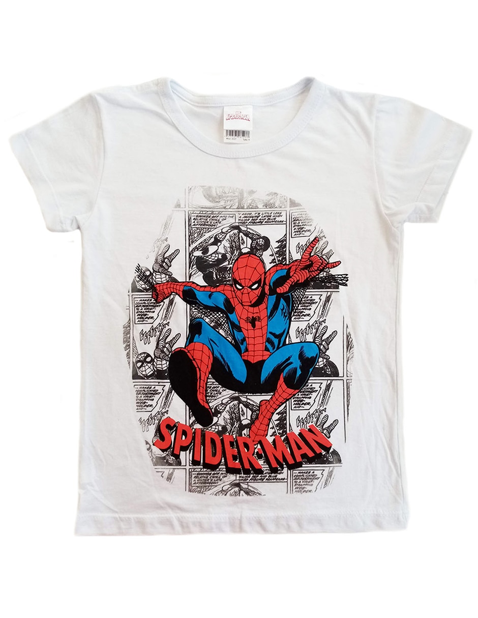 Playera Spider-Man Spider-Man manga corta para niño