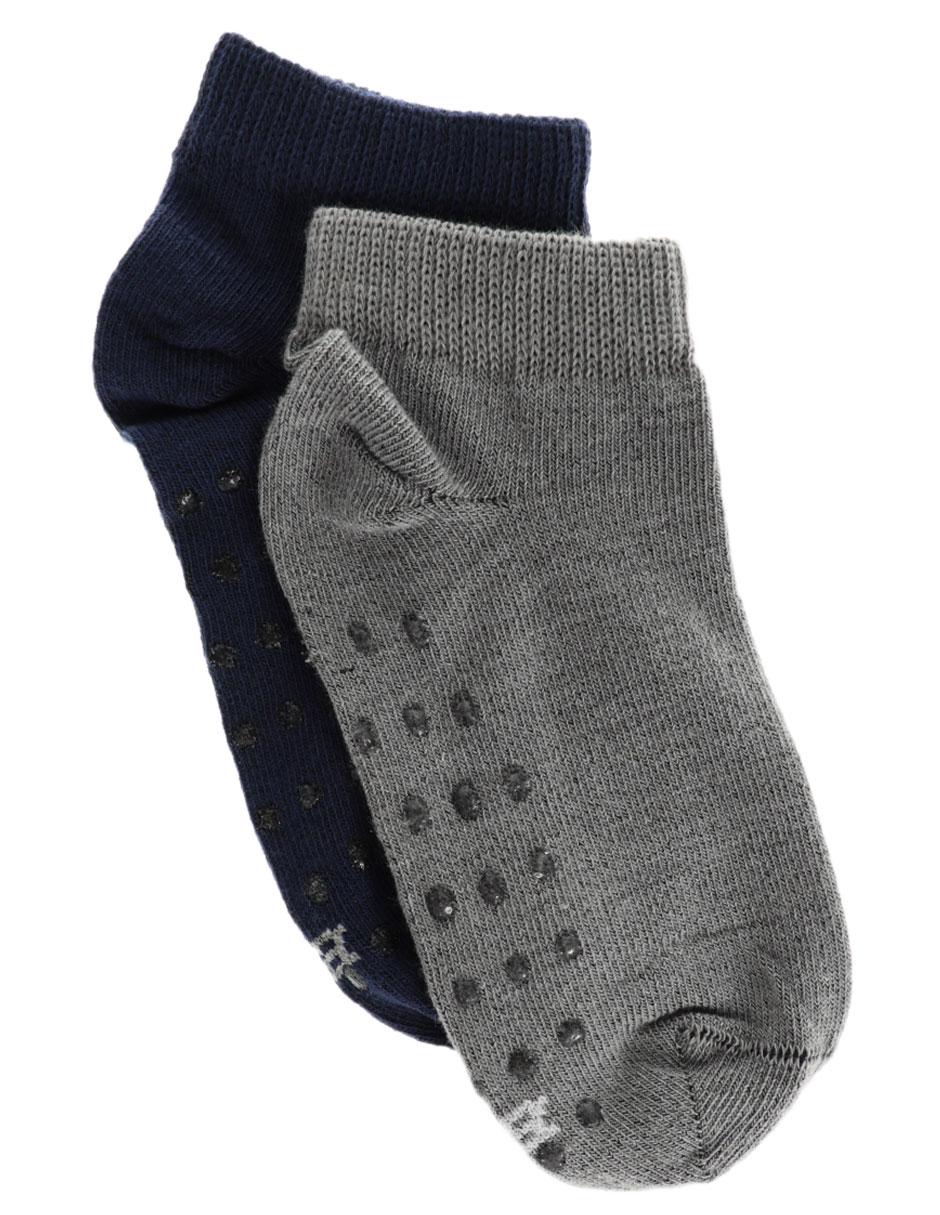 Calcetín antiderrapante Baby Creysi de algodón para niño 2 pares