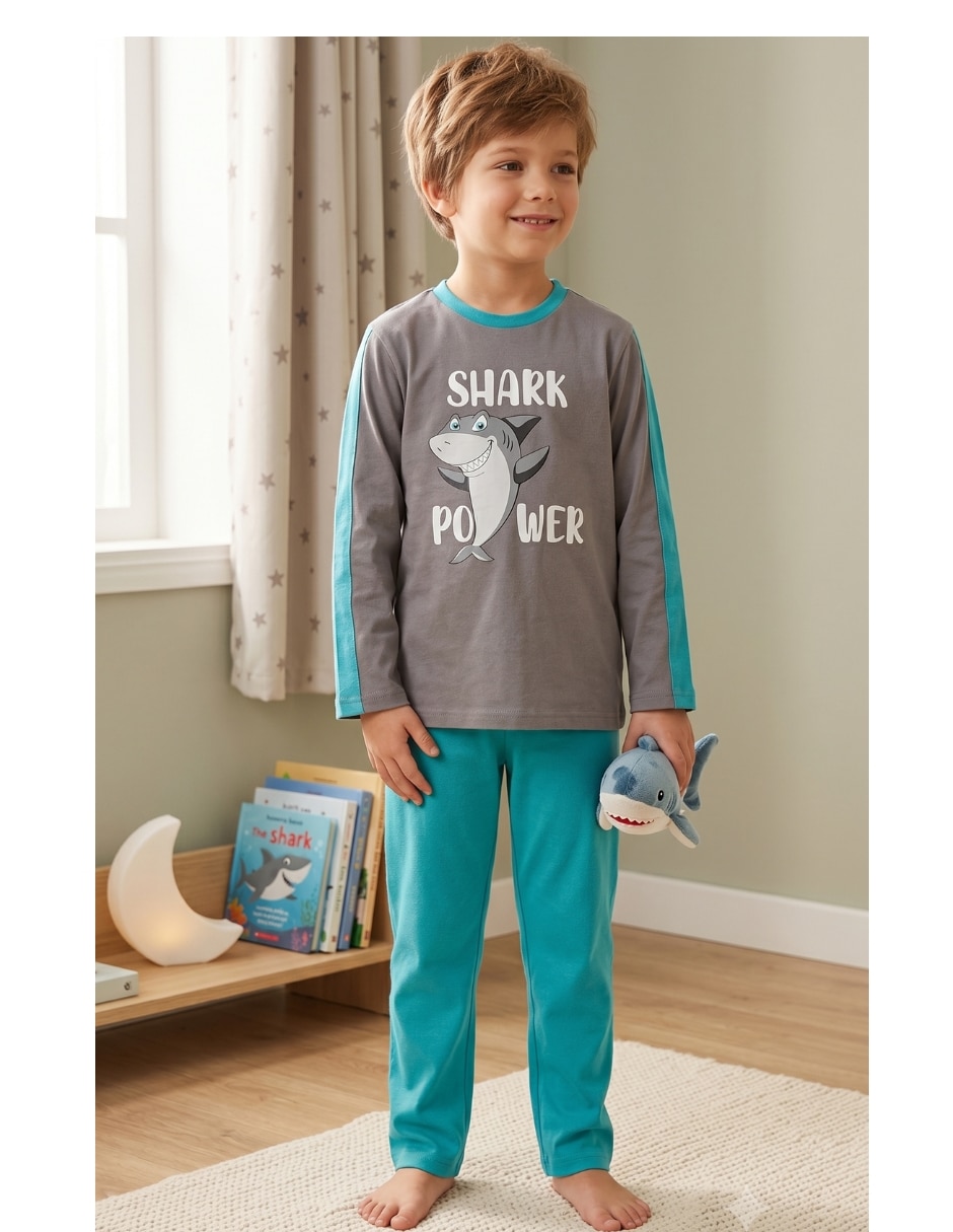 Conjunto pijama Whispers Shark para niño