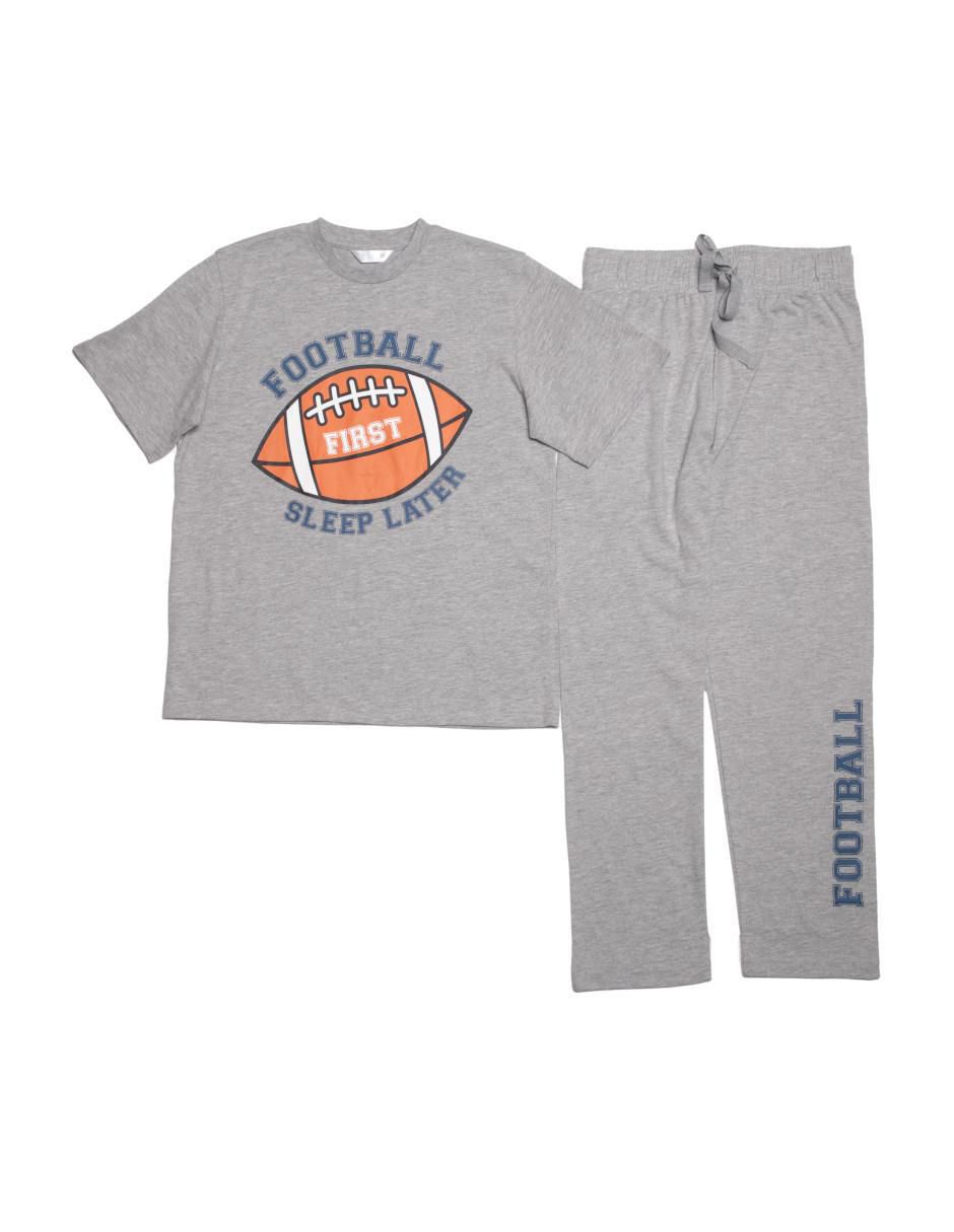Conjunto pijama whispers futbol para niño
