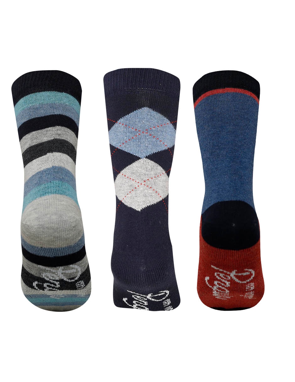 Calcetín Original Penguin de algodón para niño 3 pares