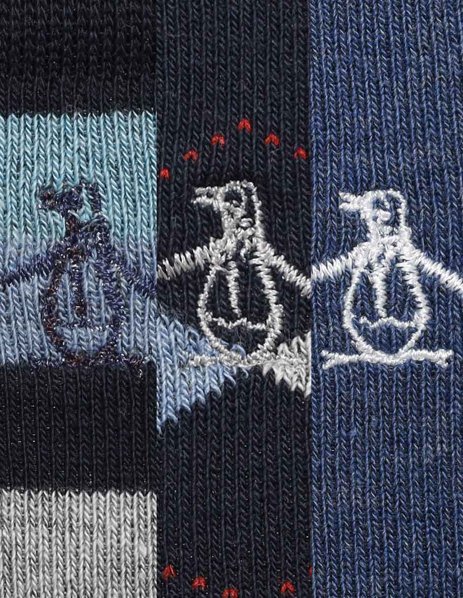 Calcetín Original Penguin de algodón para niño 3 pares