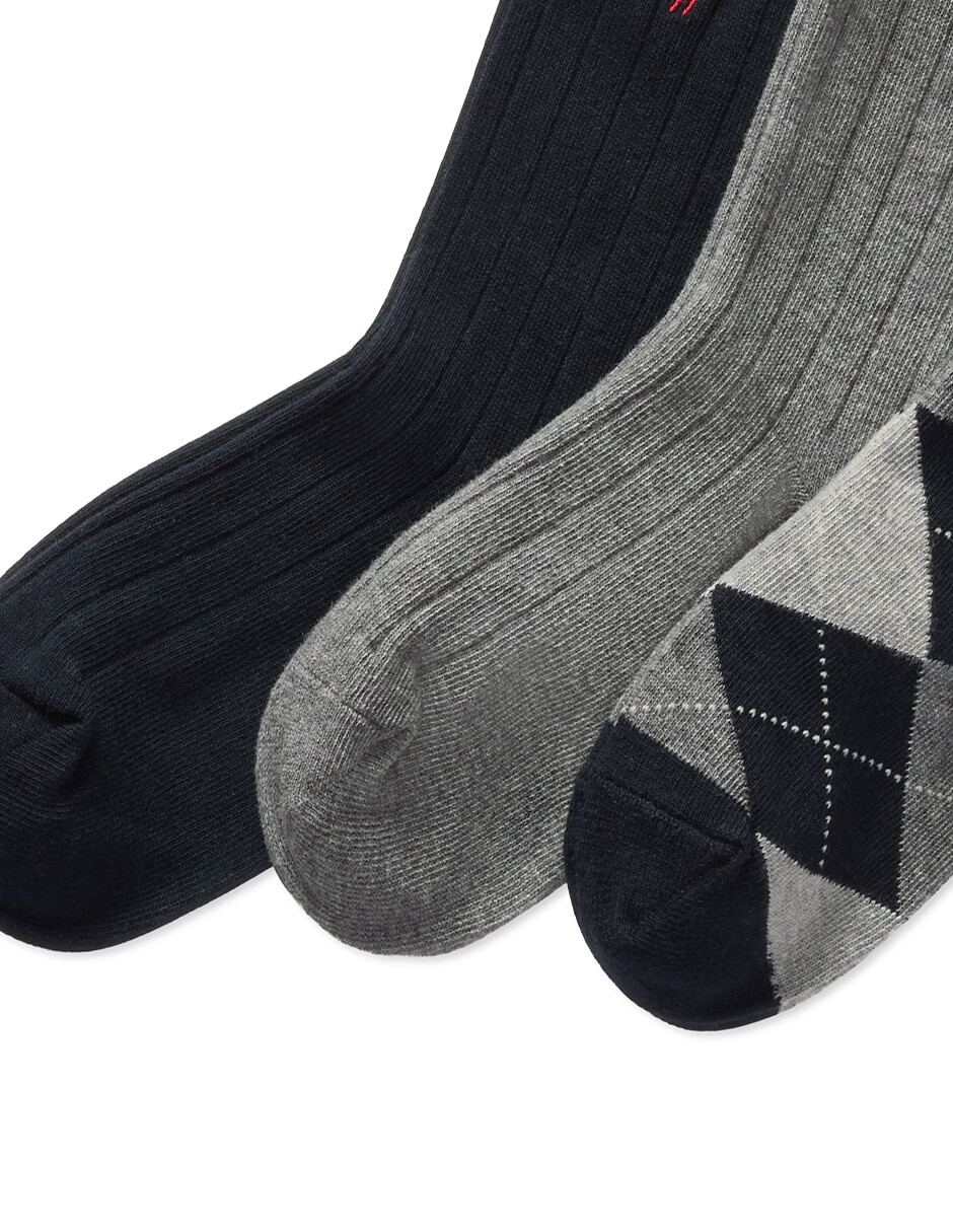 Set calcetín de algodón para niño 3 pares 3