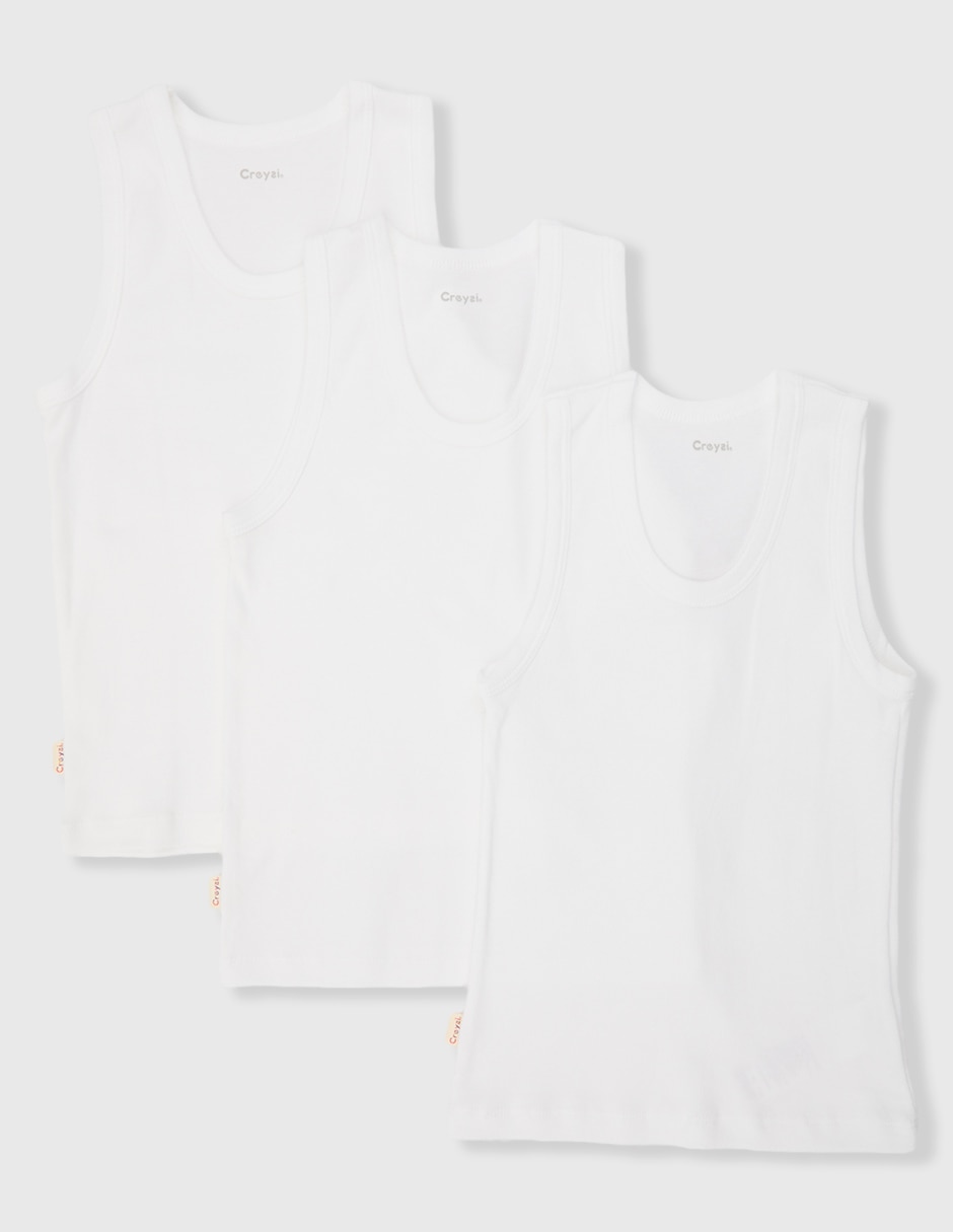 Set camiseta cuello redondo baby creysi para niño