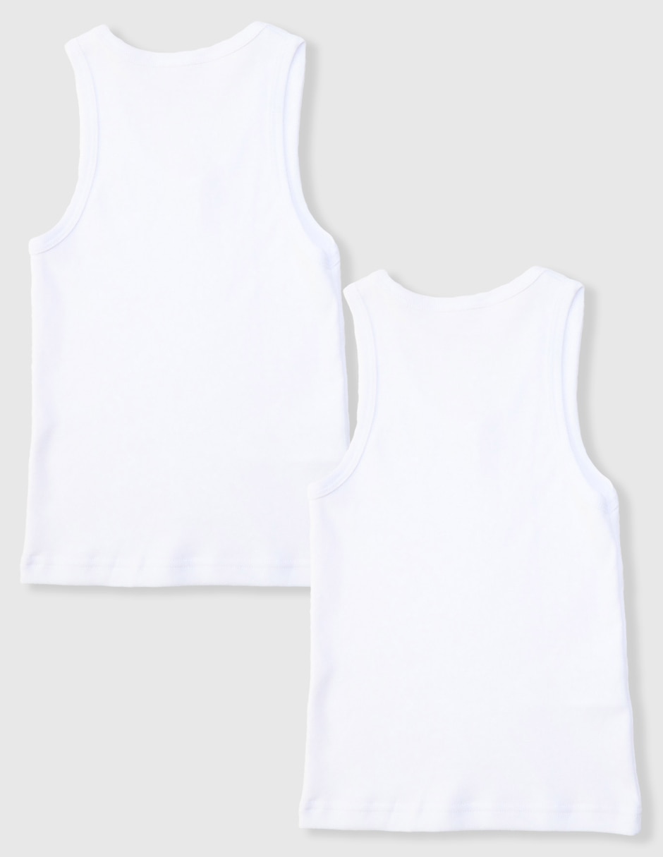 Set camiseta cuello redondo para niño