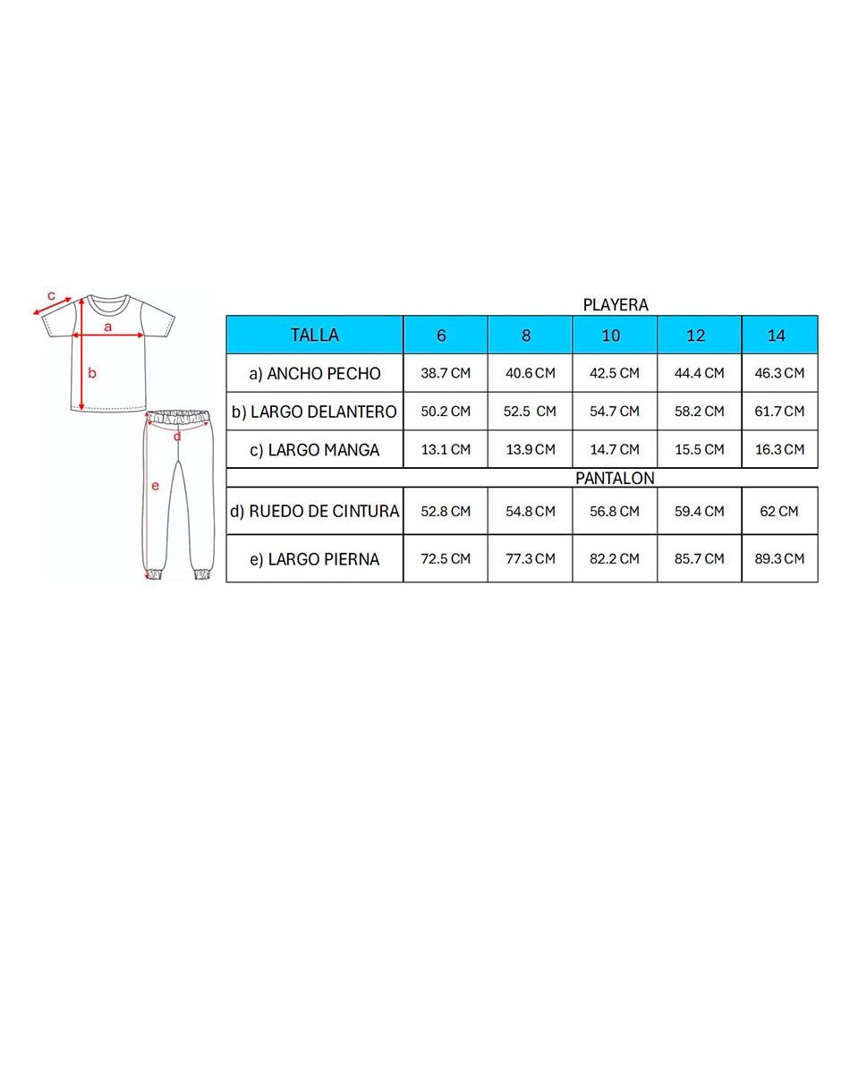 Conjunto pijama para niño