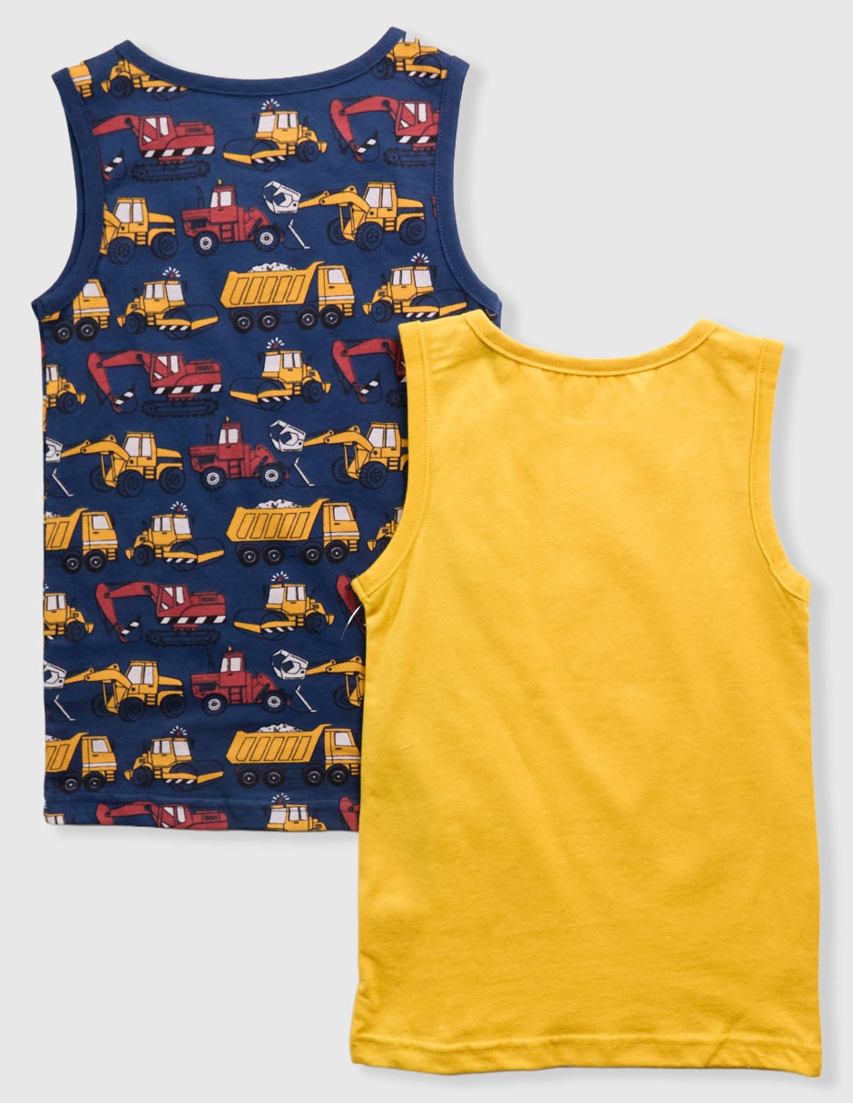 Set camiseta cuello redondo para niño 2