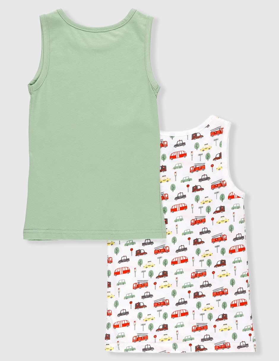 Set camiseta cuello redondo para niño 2