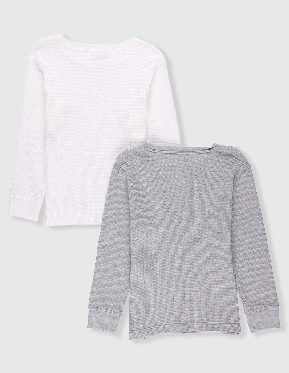Set playera manga larga para niño 5