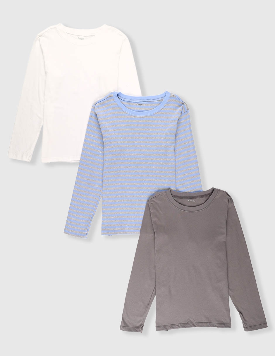 Set playera manga larga para niño 1