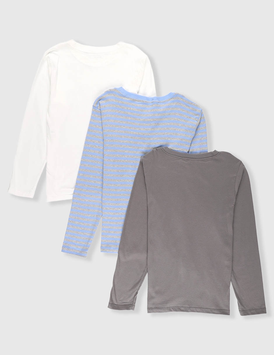 Set playera manga larga para niño 6