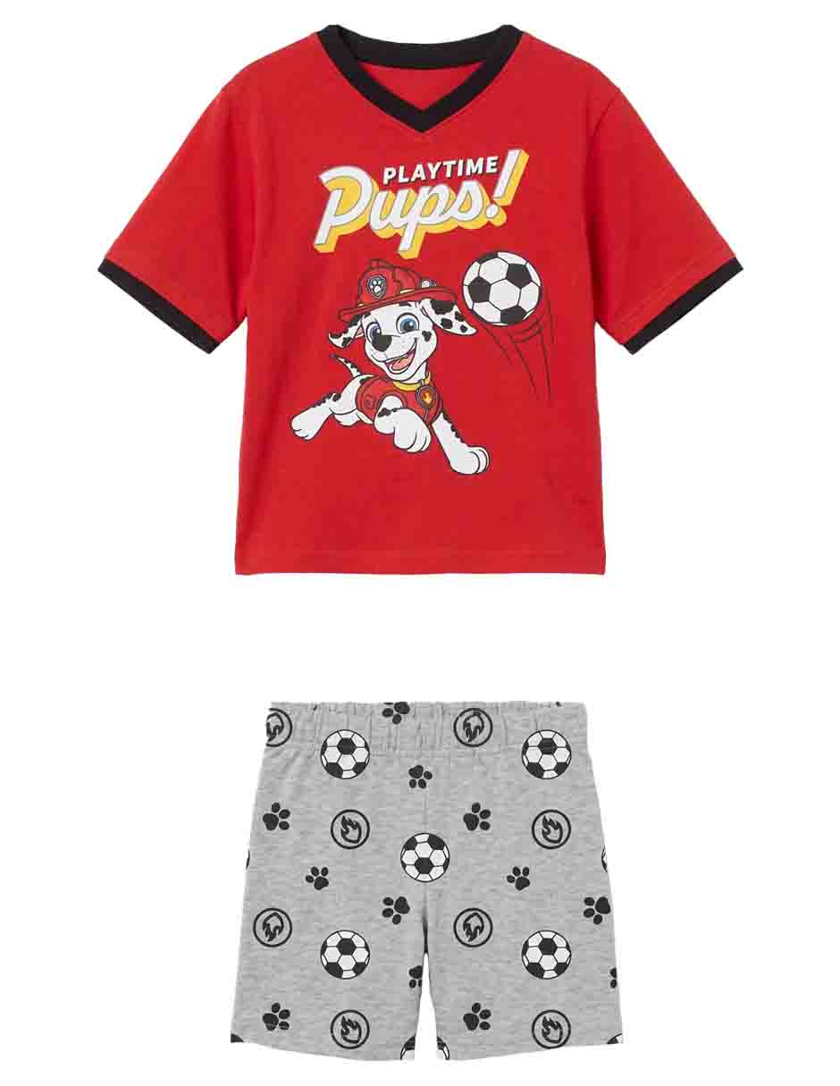 Conjunto pijama paw patrol para niño