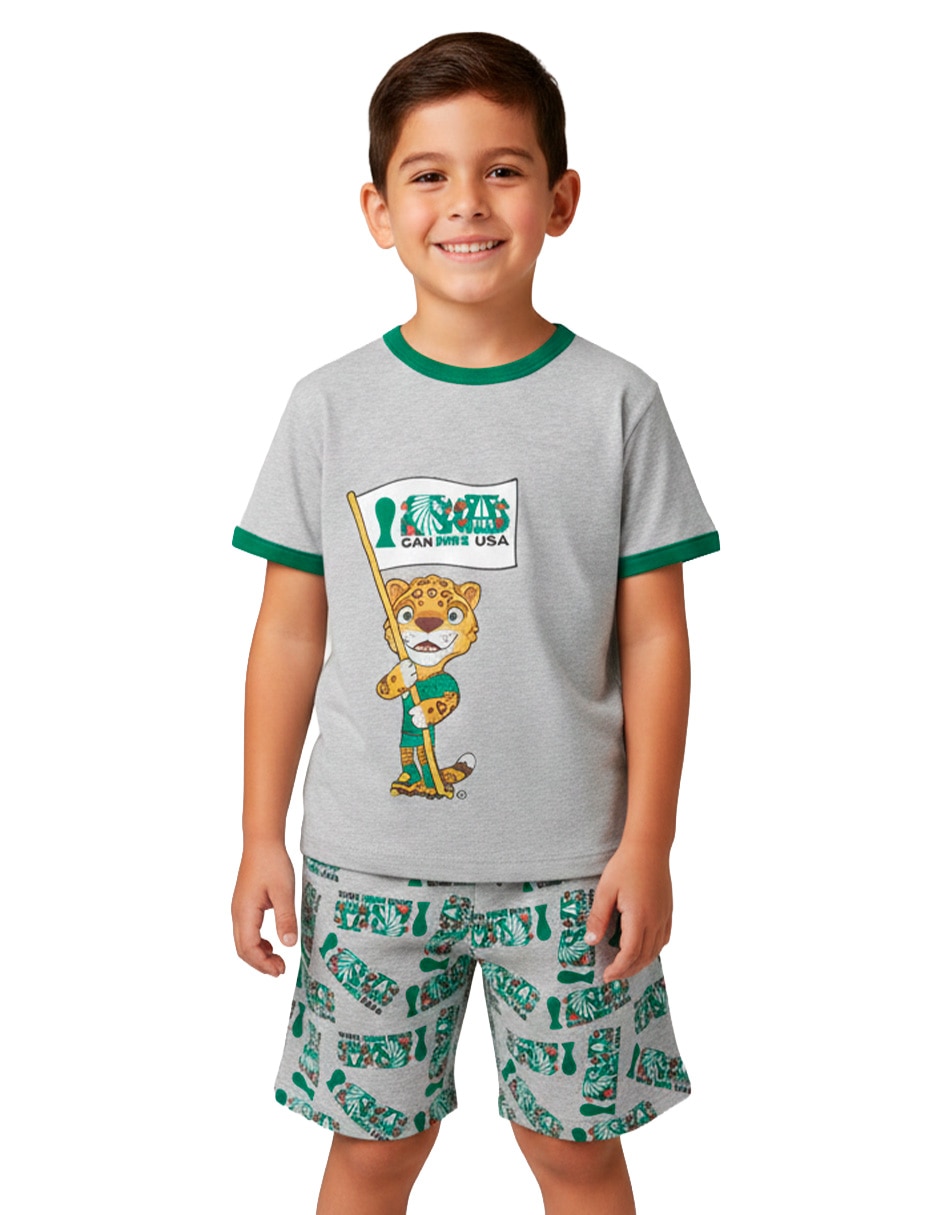 Conjunto pijama mundial fifa para niño