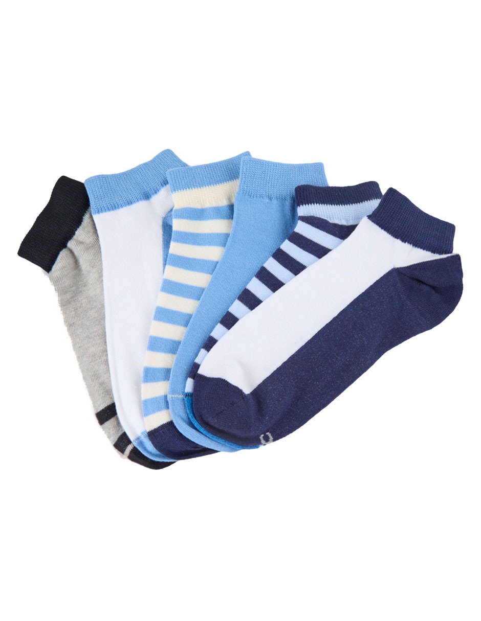 Set tín de algodón para niño 6 pares Set tín de algodón para niño 6 pares