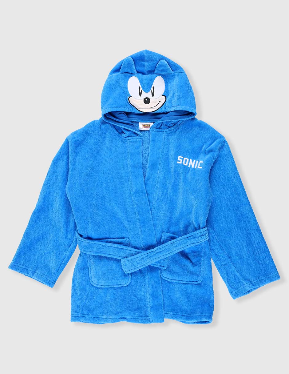Bata de baño Sonic para niño