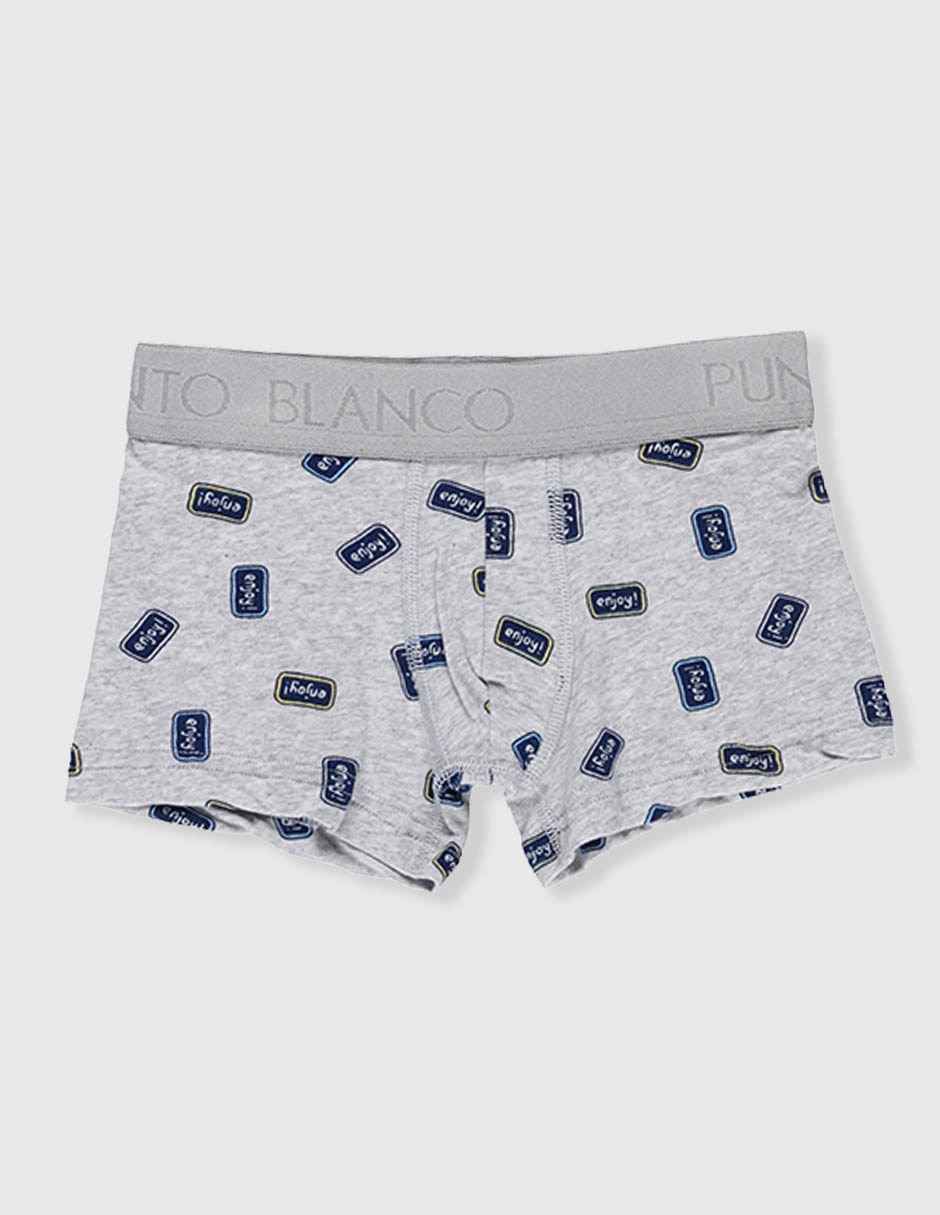 Set bóxer Punto Blanco de algodón para niño