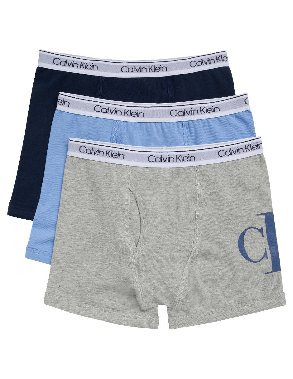 Set bóxer calvin klein para niño