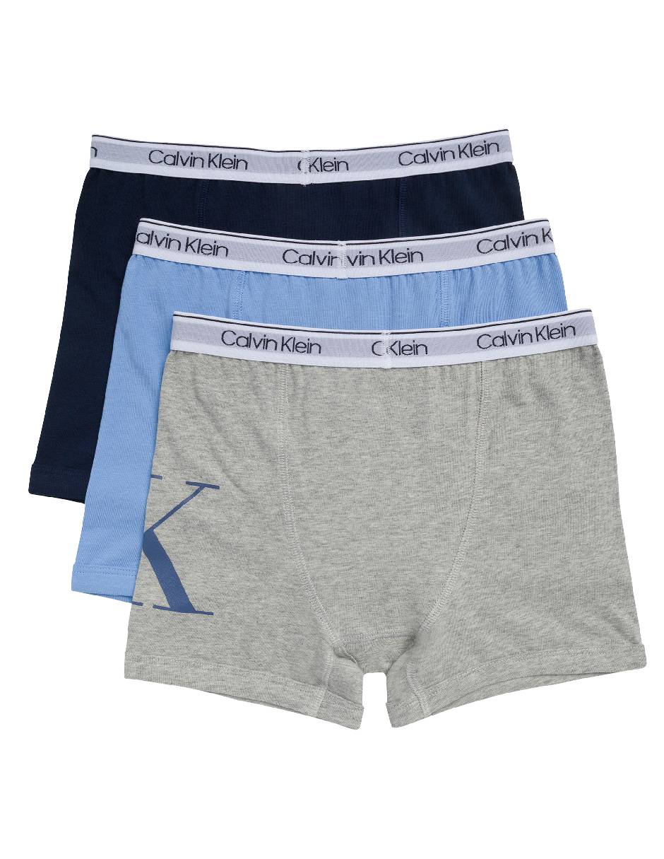 Set bóxer calvin klein para niño 7