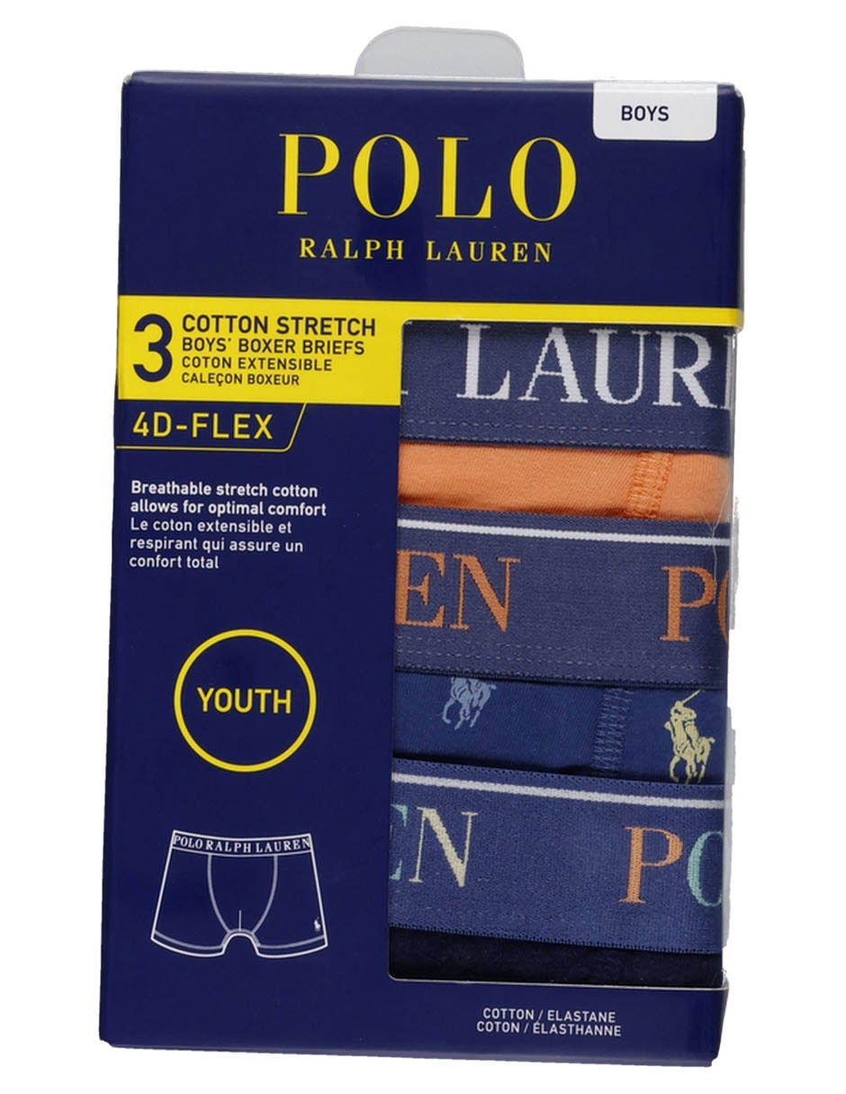 Set bóxer Polo Ralph Lauren de algodón para niño