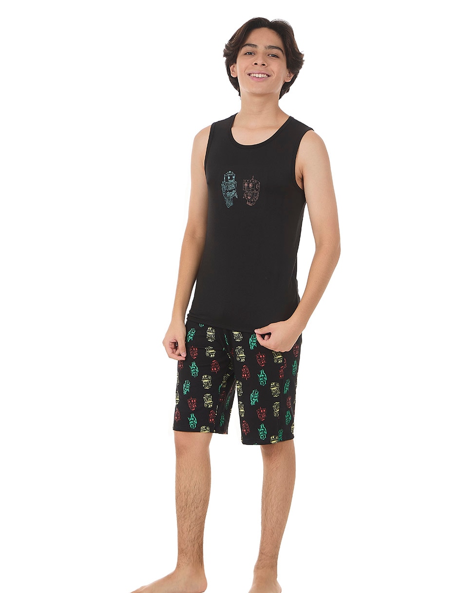 Set pijama robot para niño 4