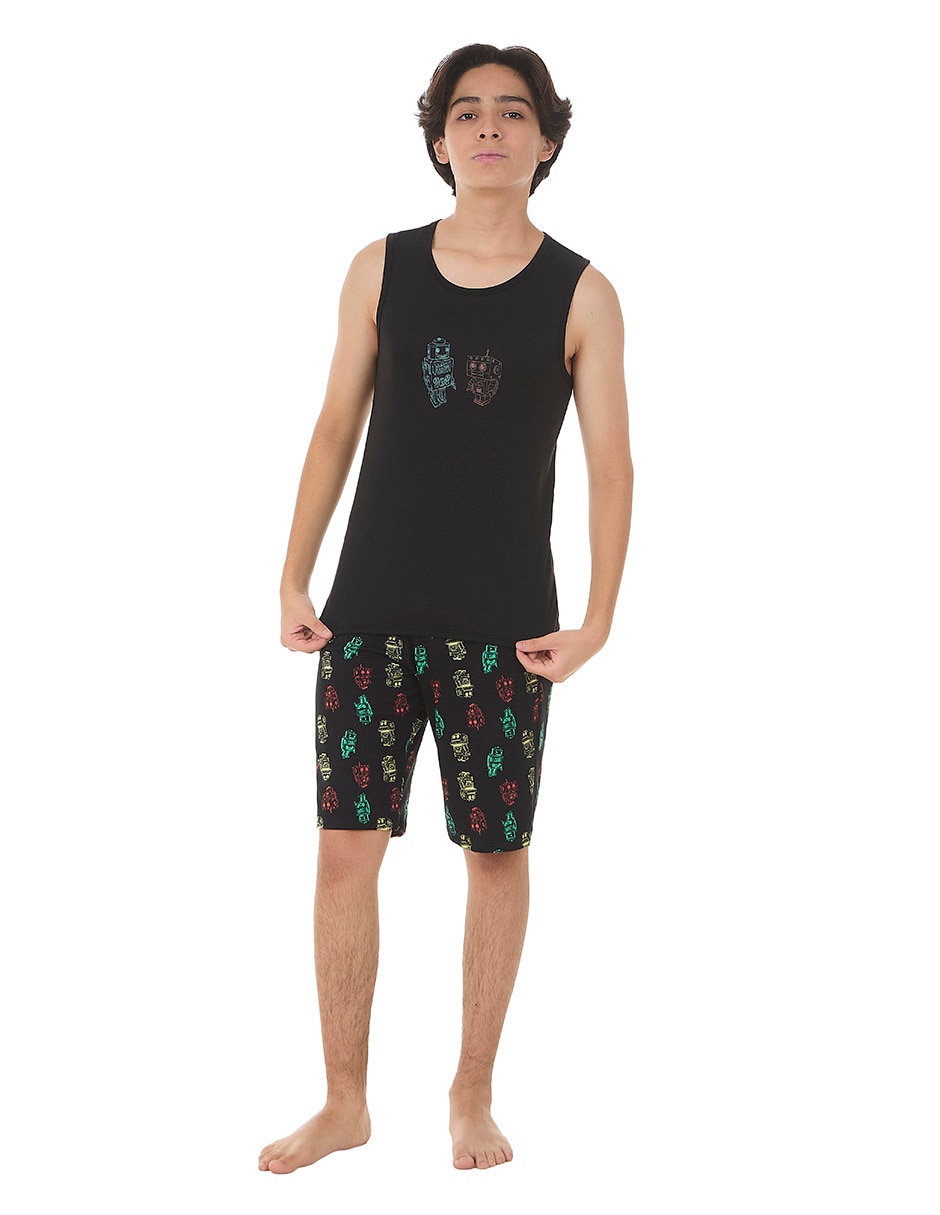 Set pijama robot para niño 6