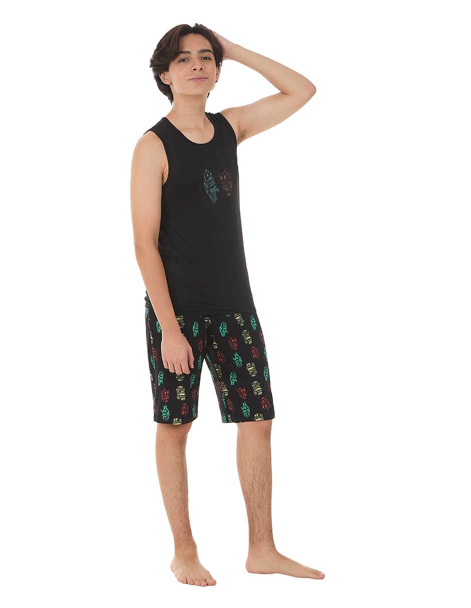 Set pijama robot para niño 8