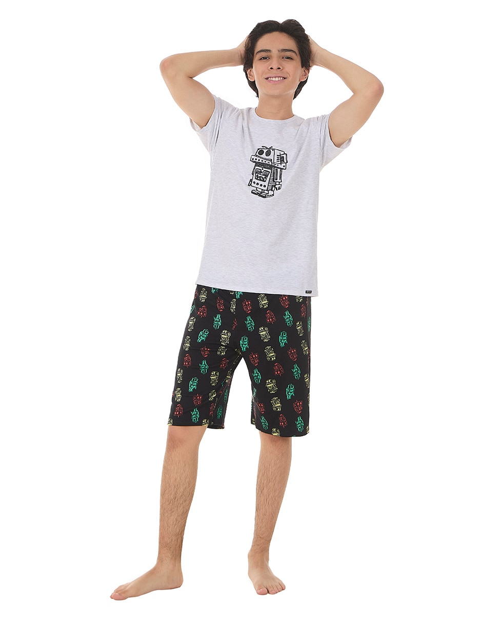 Set pijama robot para niño