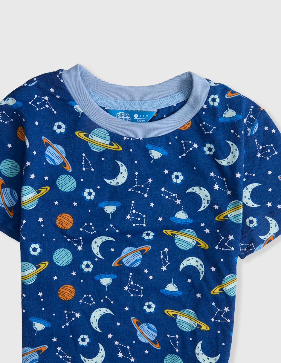 Conjunto Pijama Piquenique Para Infantil Niño