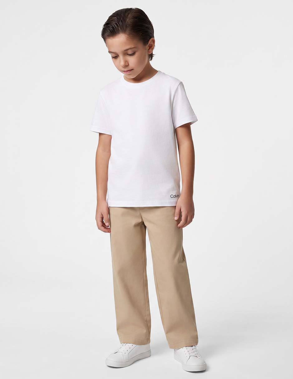 Camiseta cuello redondo Calvin Klein para niño