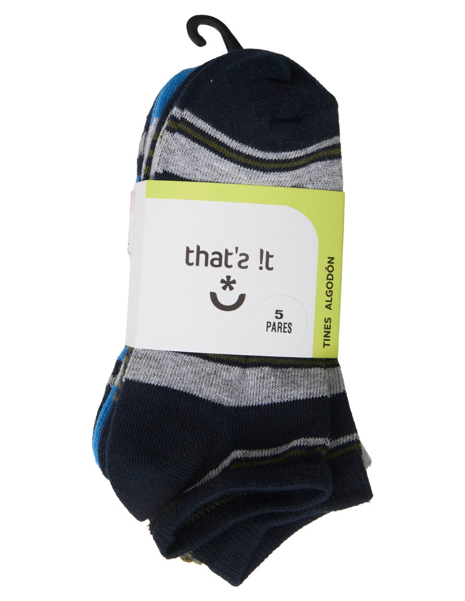 Tín That'S It Tin Infantil De Algodón Para Infantil Niño 5 Pares