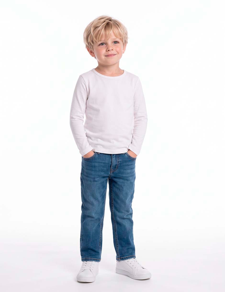 Camiseta cuello redondo para niño Camiseta cuello redondo para niño