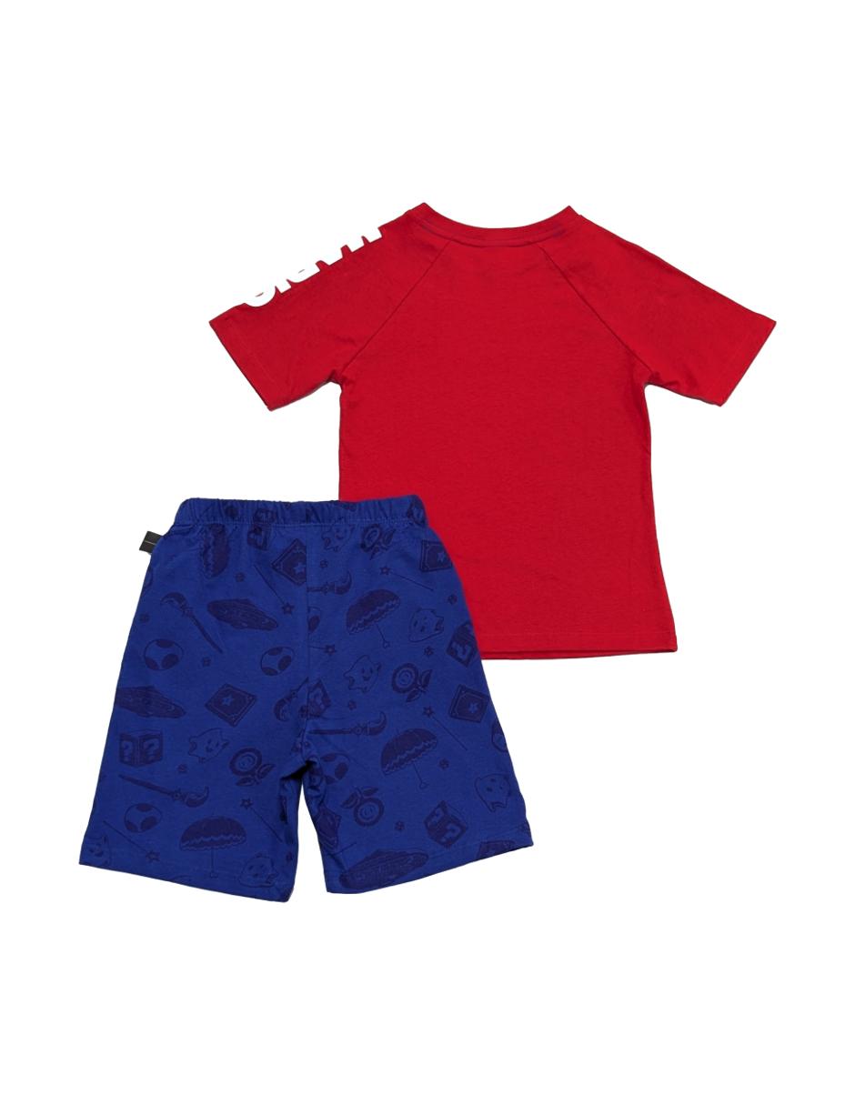 Conjunto pijama mario bros mario bros infantil niño