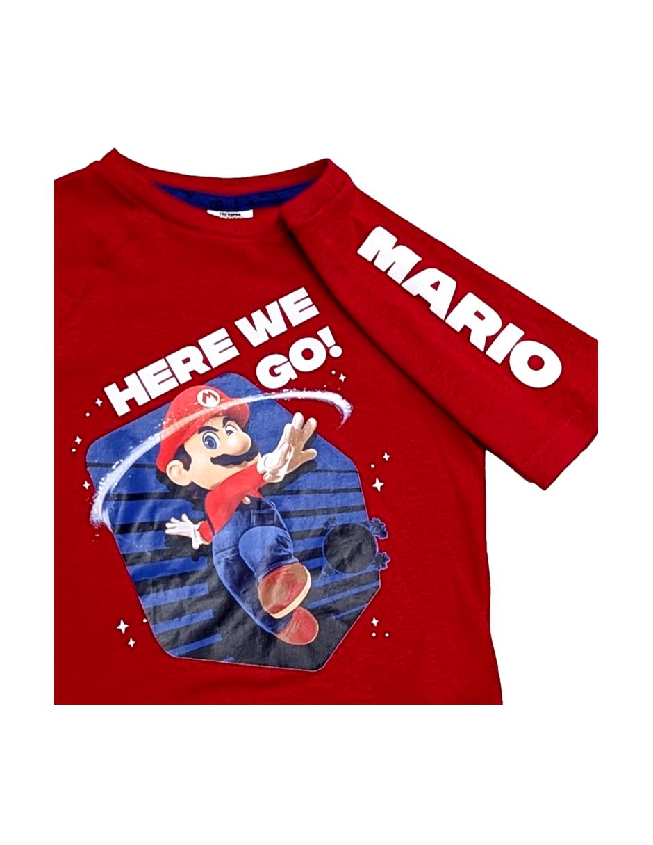 Conjunto pijama mario bros mario bros infantil niño