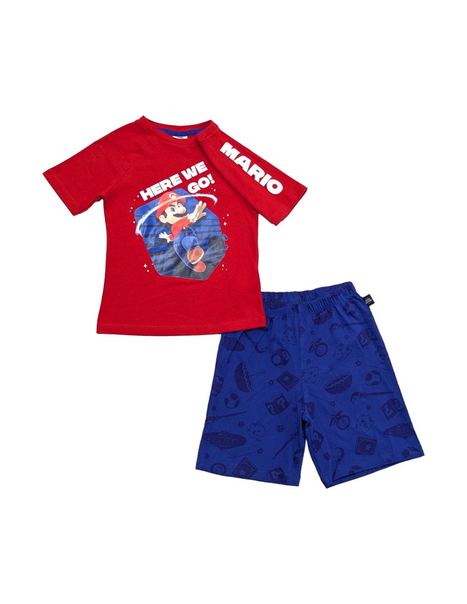 Conjunto pijama mario bros infantil niño Conjunto pijama mario bros infantil niño