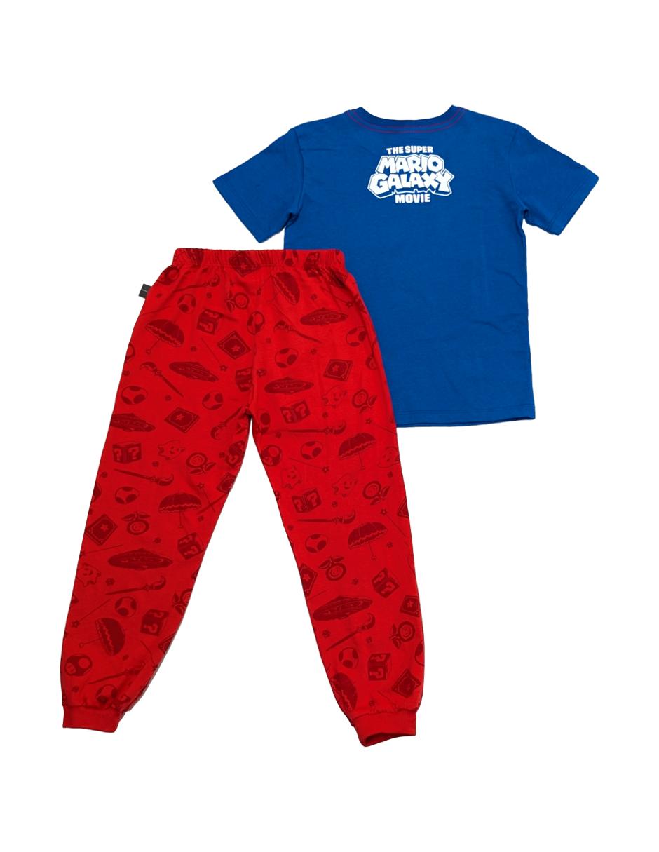 Conjunto pijama mario bros mario bros infantil niño