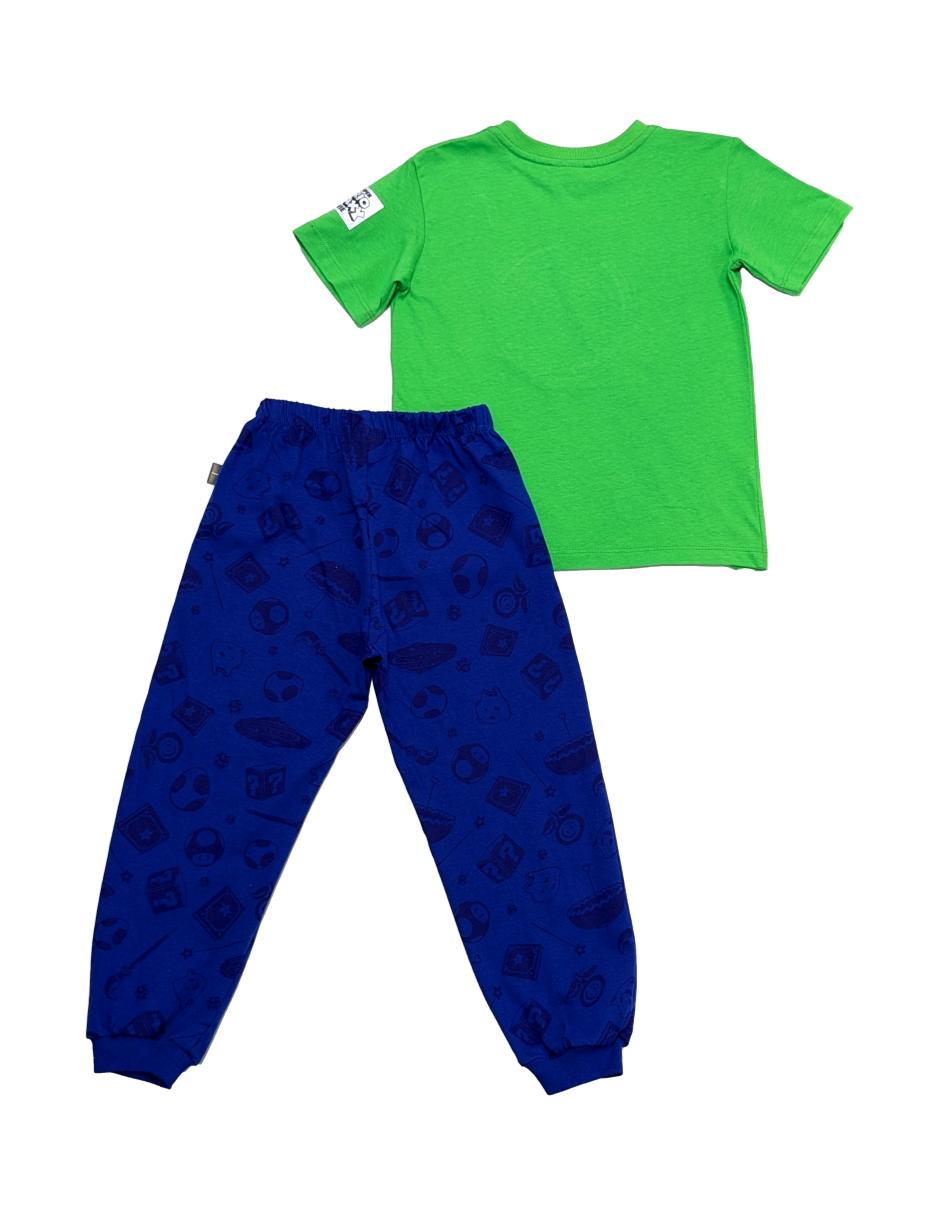 Conjunto pijama mario bros infantil niño 2