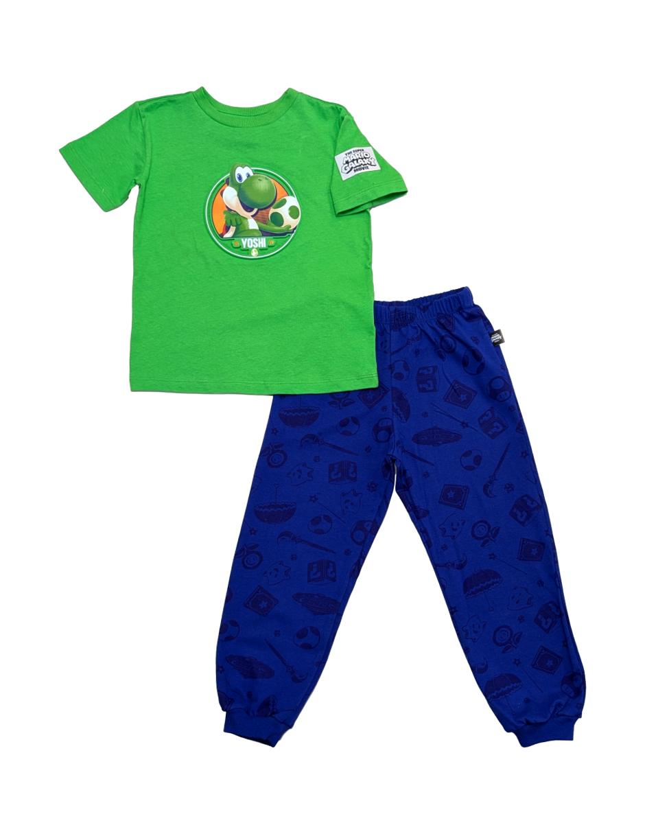 Conjunto pijama mario bros infantil niño