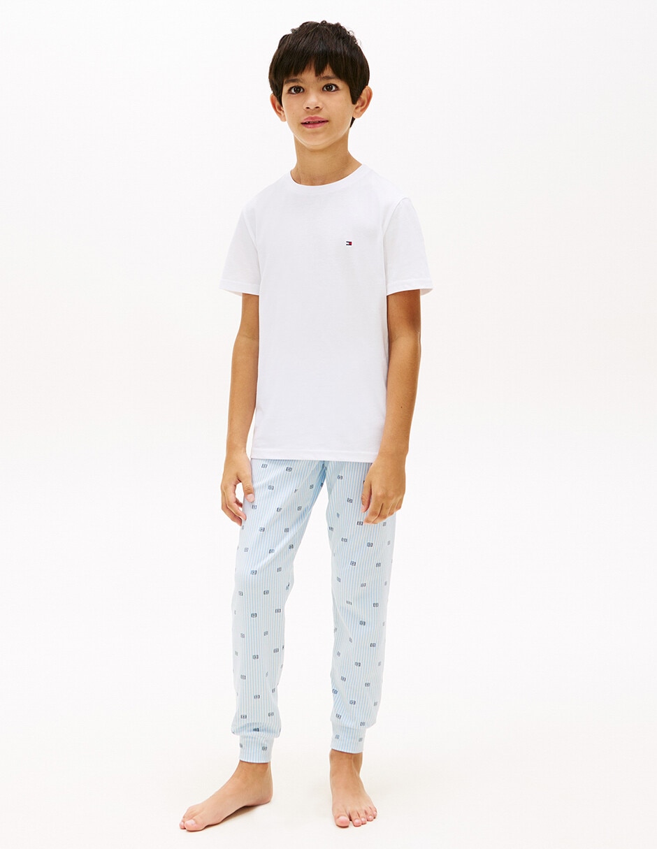 Set camiseta cuello redondo para niño