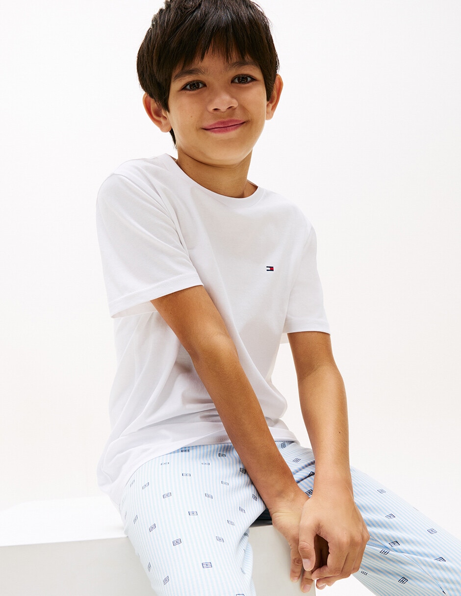 Set camiseta cuello redondo para niño