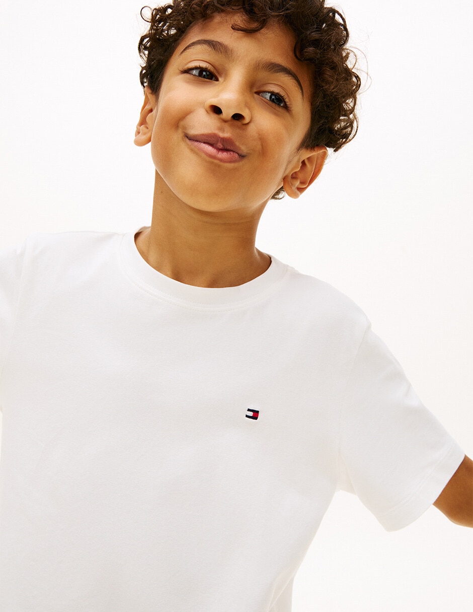 Camiseta de algodón Tommy Hilfiger para niño