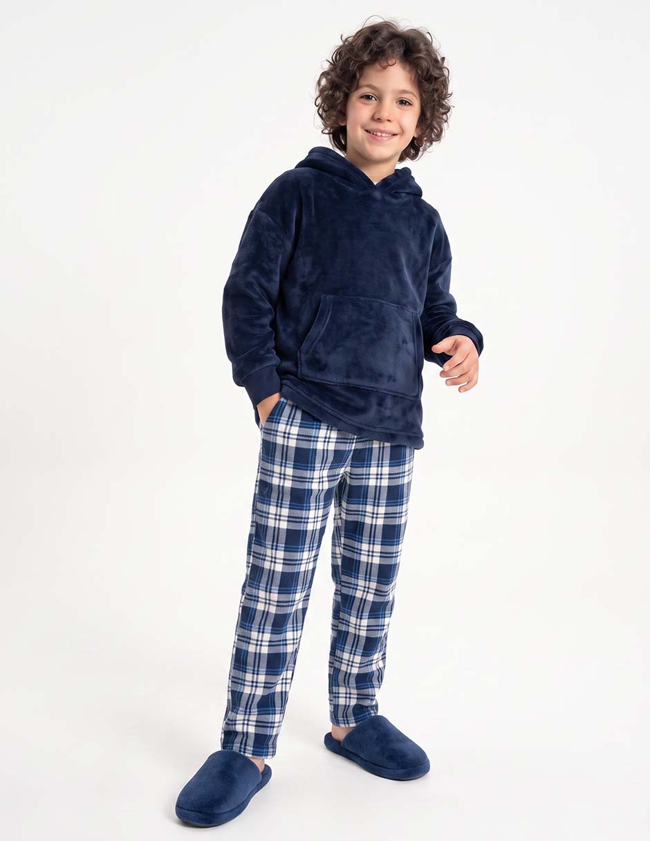 Bata de dormir con capucha para niño 2