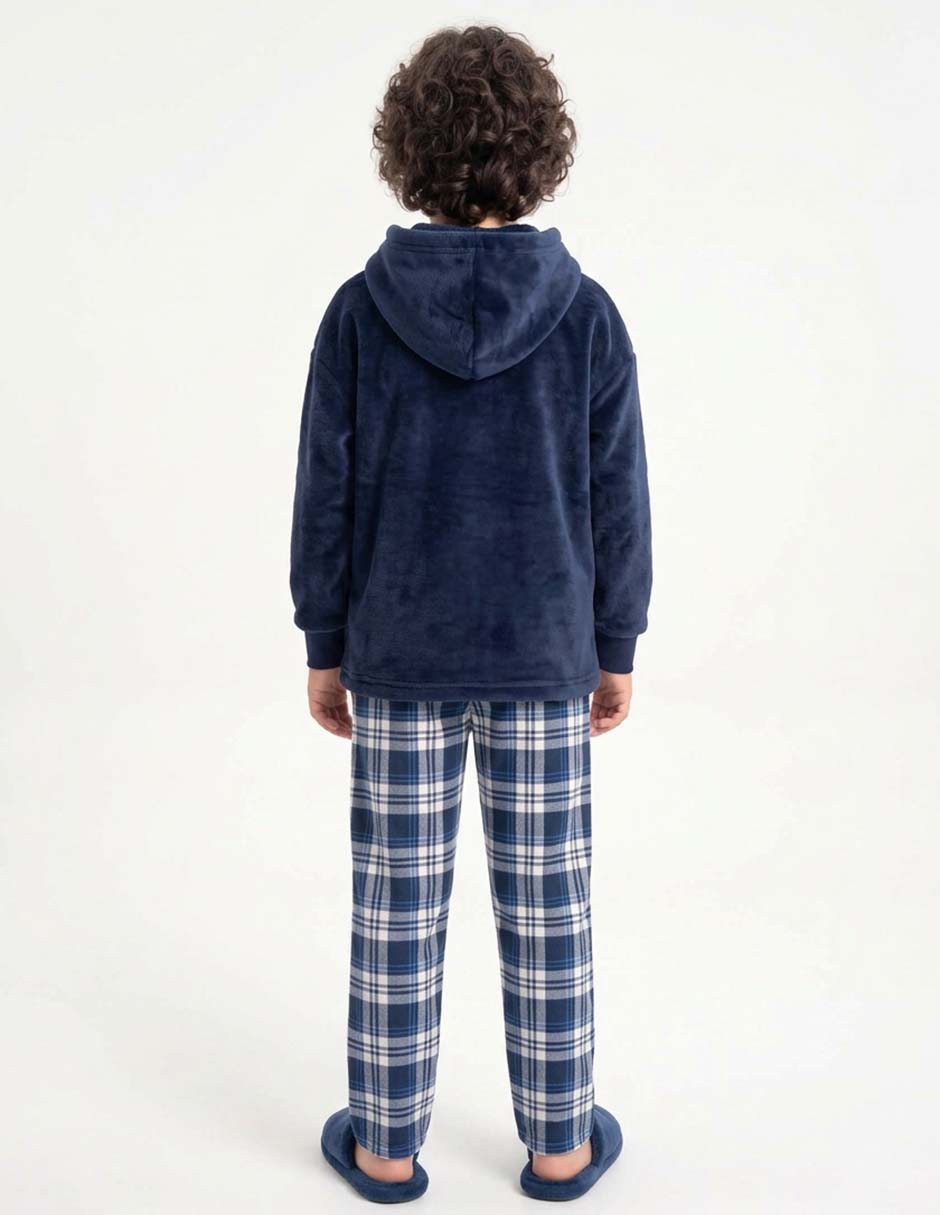 Bata de dormir con capucha para niño 6