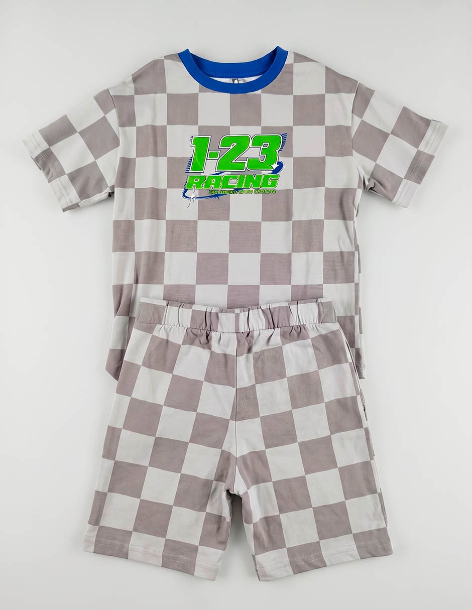 Conjunto deportivo regular con elástico para niño
