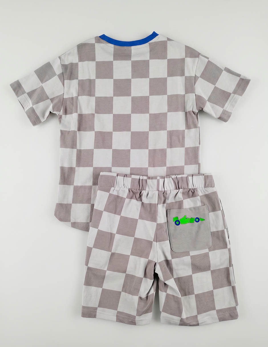 Conjunto deportivo regular con elástico para niño