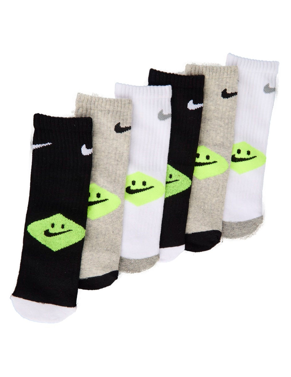Set calceta Nike de algodón para niño 6 pares