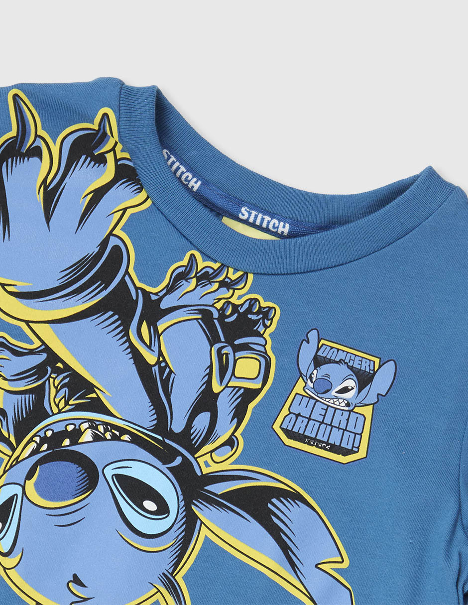 Conjunto Pijama Stitch Para Niño