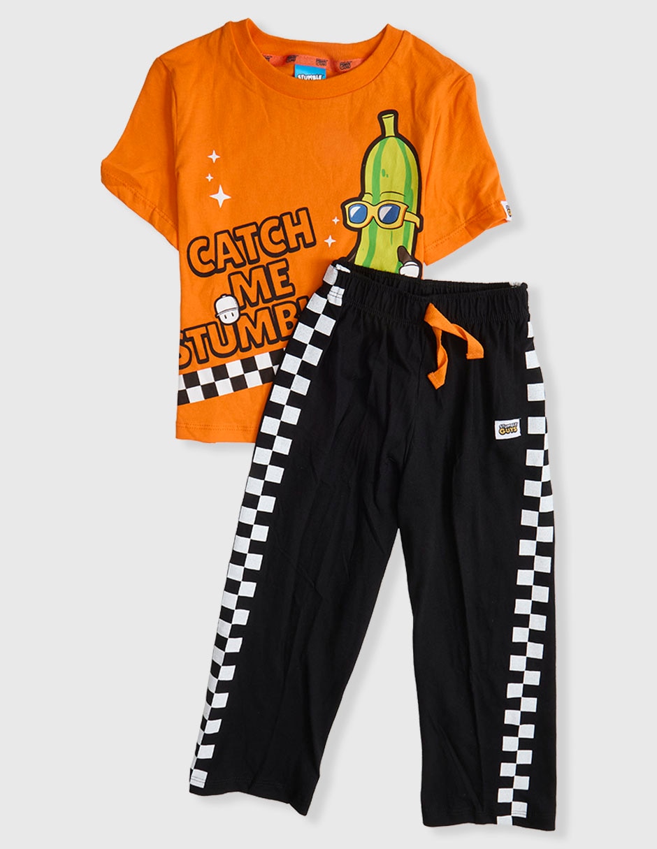 Conjunto pijama stumble guys infantil niño