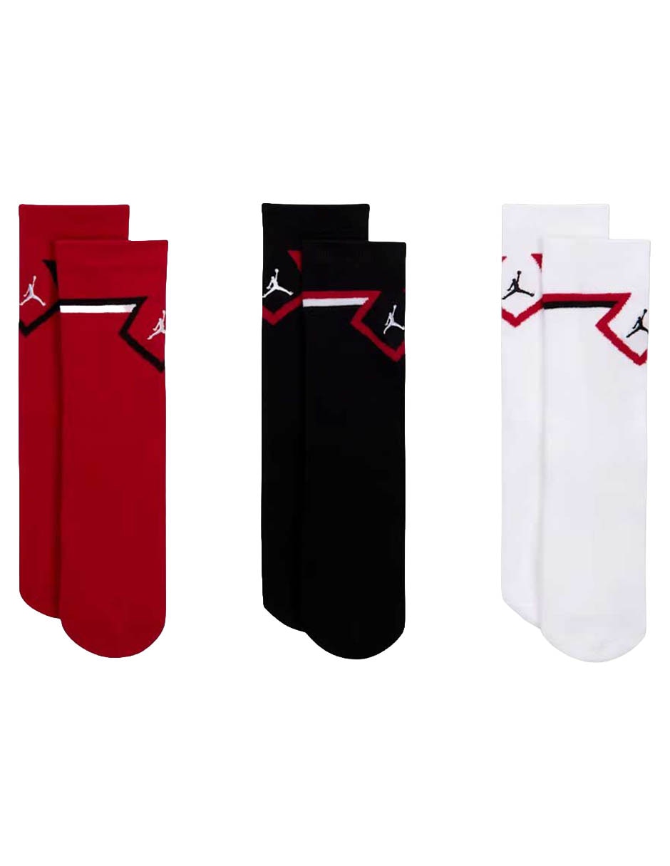 Calceta Jordan BJ0832 de algodón para niño 3 pares