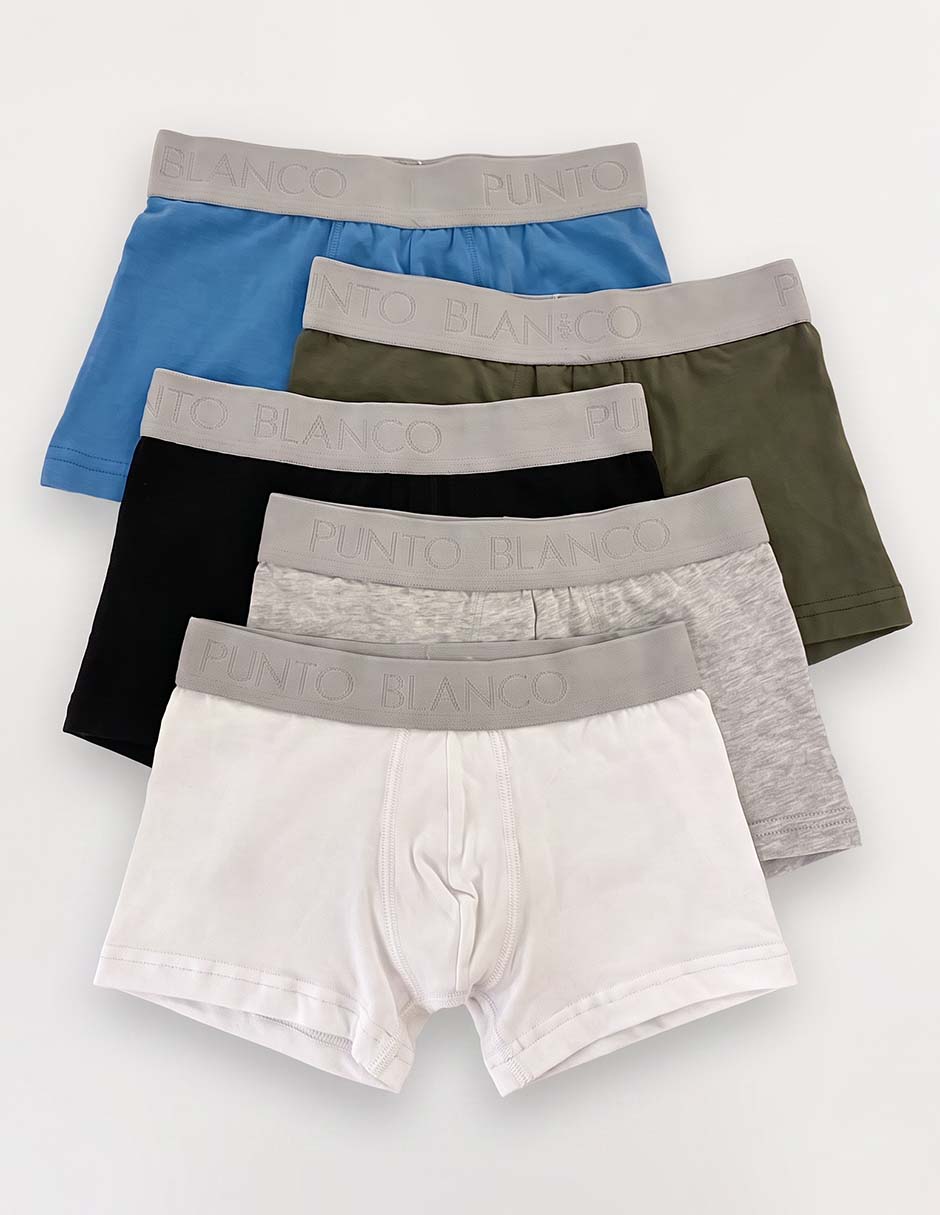 Set bóxer de algodón para niño